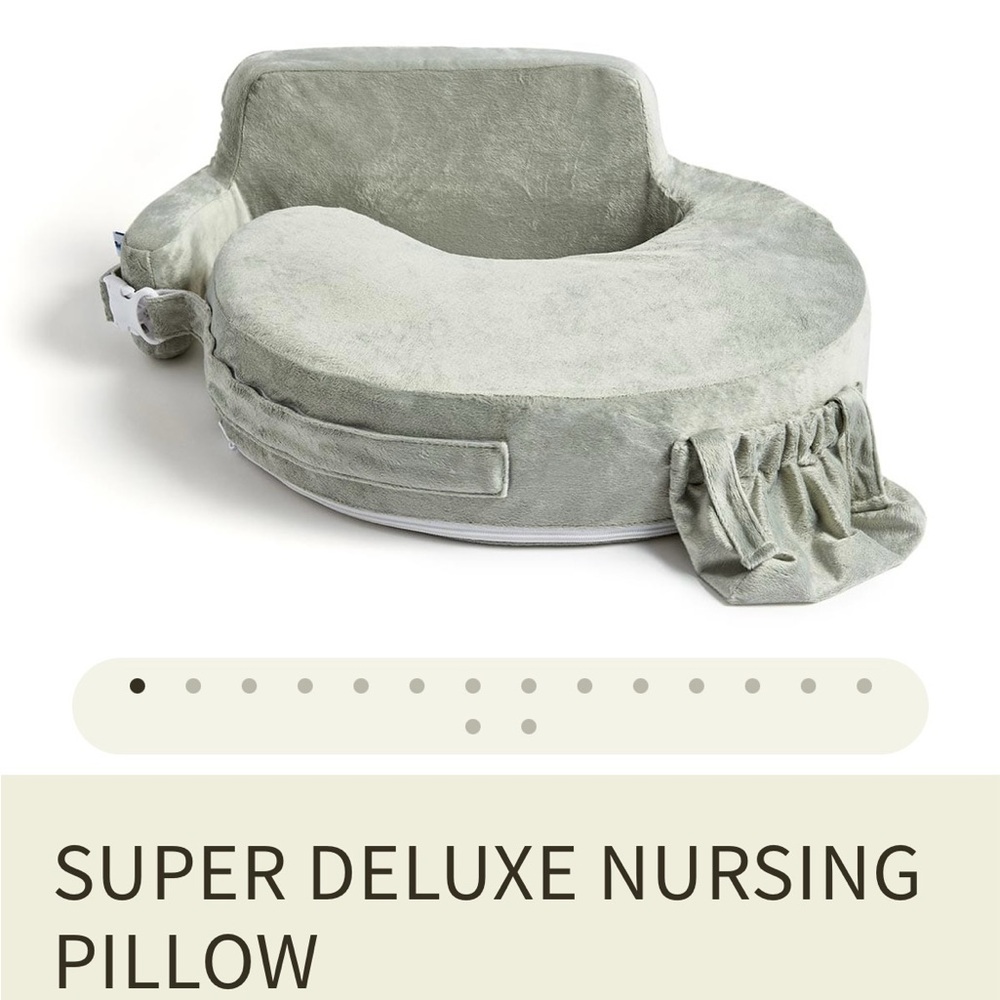 Super Deluxe Nursing Pillow - Sage